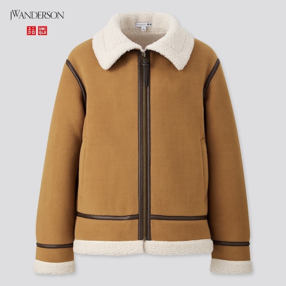 Uniqlo JW Anderson Pile-Lined Fleece Jacket Sz S